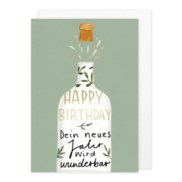Klappkarte "Happy birthday"