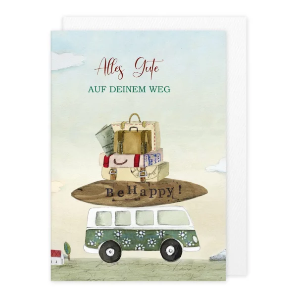 Klappkarte "Alles Gute auf deinem Weg"
