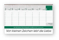 Original-Leitspruch-Steh-Kalender 2027