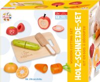 Holz-Schneide-Set Obst & Gemüse