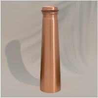 Kupfer Turmwasserflasche, matt, 850 ml