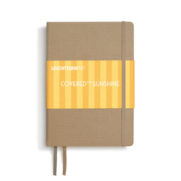 Notizbuch Leinen A5, Hardcover, Dune, Dotted