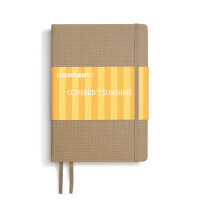 Notizbuch Leinen A5, Hardcover, Dune, Dotted