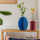 Papiervase Yuki, blau