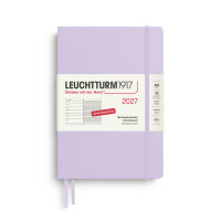 Wochenkalender & Notizbuch Medium (A5) 2027, Lilac,...