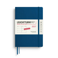 Wochenkalender Medium (A5) 2027, Indigo, Hardcover