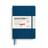 Wochenplaner Medium (A5) 2027, Indigo, Hardcover