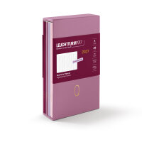 Quarterly Tageskalender Dotted, Pocket (A6), 2027, 4er Pack,Shades of Rose