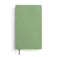 Quarterly Tageskalender Dotted, Pocket (A6), 2027, 4er Pack, Shades of Green