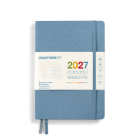 Wochenkalender & Notizbuch Dotted Medium (A5) 2027,...