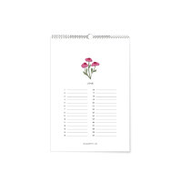 Geburtstagskalender Blumen