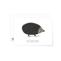 Postkarte Igel