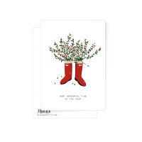 Postkarte Stiefel