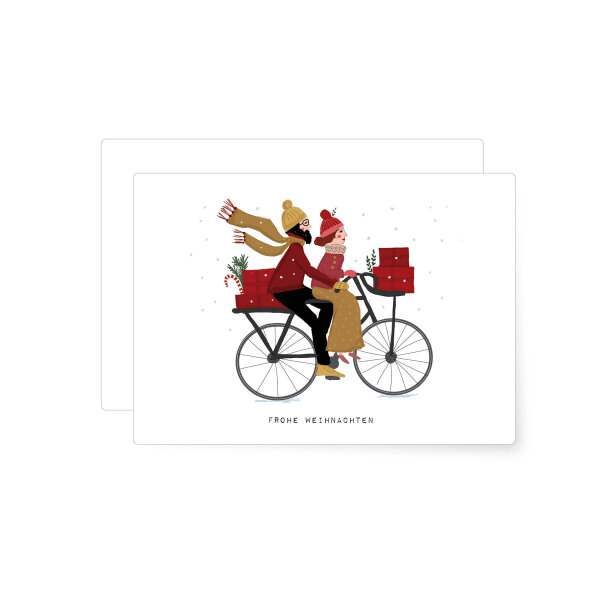Postkarte Weihnachtstour
