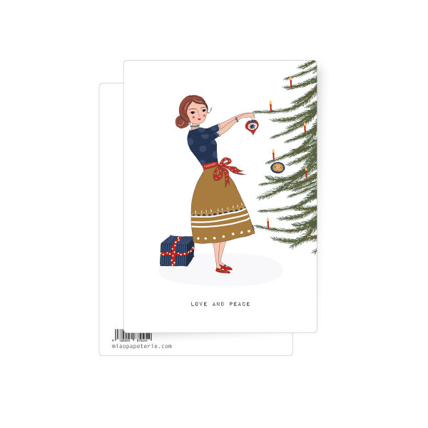 Postkarte Deko