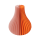 Papiervase Yuki, orange