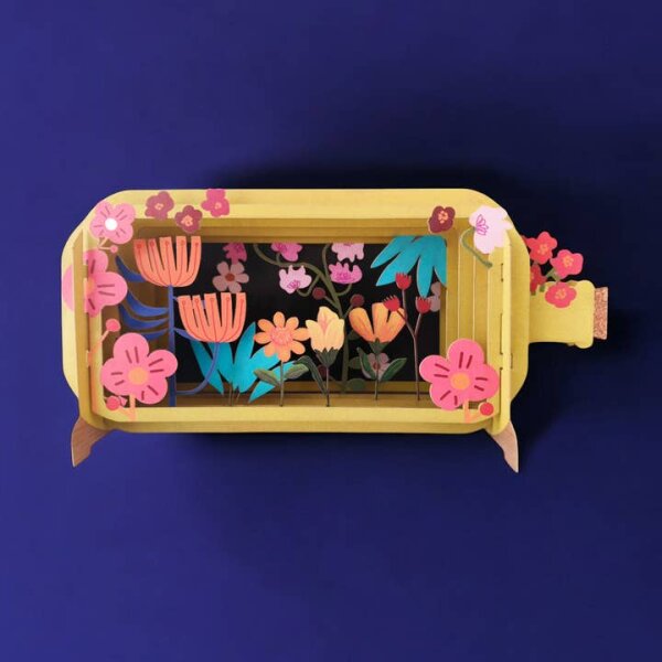 Karte - Pop up - Blumen