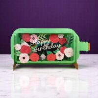 Karte - Pop up - Geburtstagsblumen