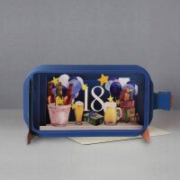 Karte - Pop up - 18. Geburtstag