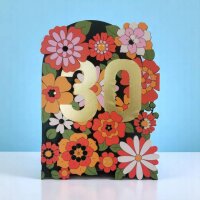 Klappkarte - 30. Geburtstag
