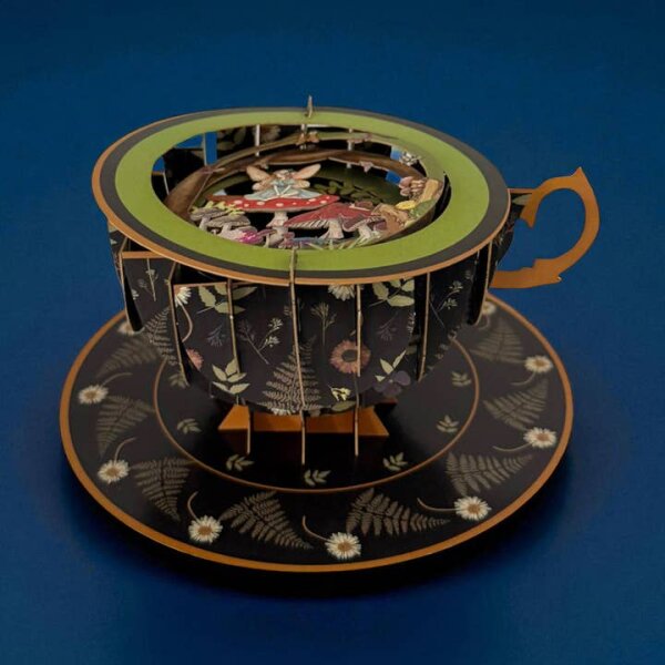 Karte - Pop up - a cup of tea - Feen