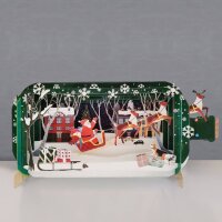 Karte - Pop up - Weihnachtsschlitten