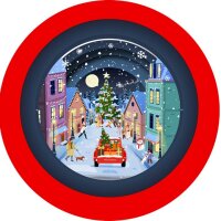 Karte - Pop up - a cup of tea - Weihnachtsdorf Tee