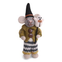 Filz -  Halloween Maus mit Geist