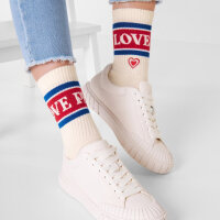 Geschenkset - peace & love Socken 41/46