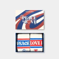 Geschenkset - peace & love Socken 36/40
