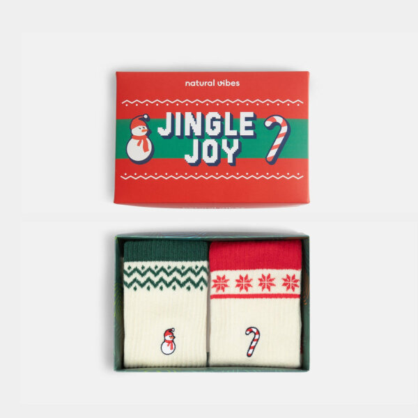 Geschenkset - jingle joy Xmas Socken 41/46