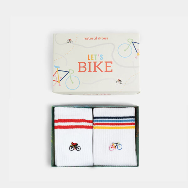 Geschenkset - Fahrrad Socken 41/46