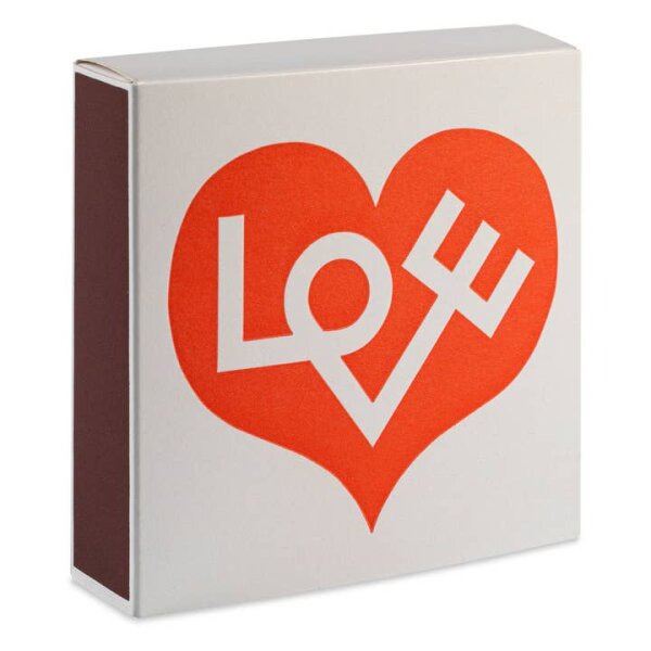 Zündhölzer quadratisch - love