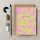 Geburtstagskarte Neon "birthday babe"