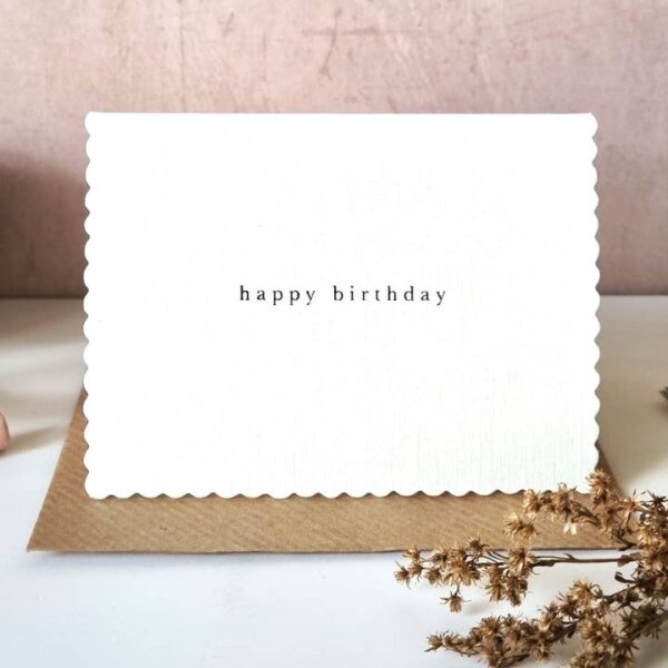Geburtstagskarte mignon "Alles Gute zum Geburtstag"