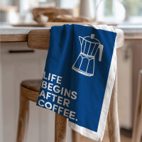Geschirrtuch Bio Baumwolle - Kaffee