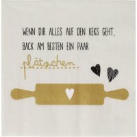 Cocktailservietten – Wenn dir alles auf den Keks...