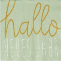 Cocktailservietten – hallo neues Jahr