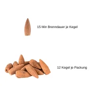 Organic Goodness Rückfluss-Räucherkegel Sandelholz