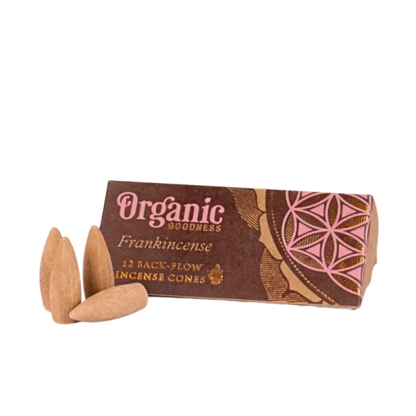 Organic Goodness Rückfluss-Räucherkegel Weihrauch