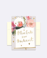 Klappkarte "Alles Gute zur Hochzeit"