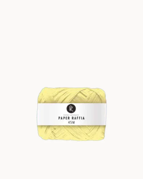 Raffia Band, gelb