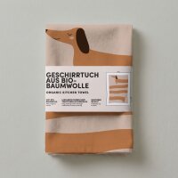 Geschirrtuch Bio Baumwolle - Dackel