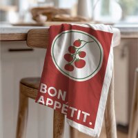 Geschirrtuch Bio Baumwolle - Bon Appetit