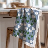 Geschirrtuch Bio Baumwolle - Tulpen