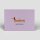 Postkarte Dackel mit Kerzen "Happy birthday"