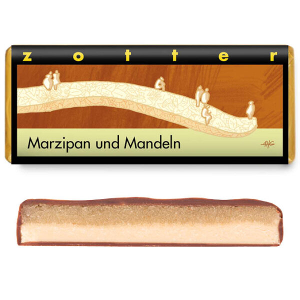 Schokolade "Marzipan und Mandeln"