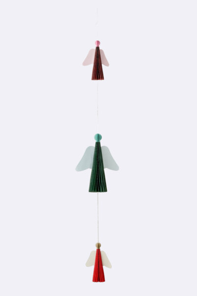 Weihnachts- Girlande Engel - classic colors