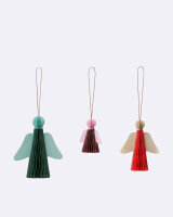 Weihnachts- Papierhänger Engel, Set 2