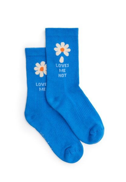 Loves me or not – Bio Socken mit Gänseblümchen